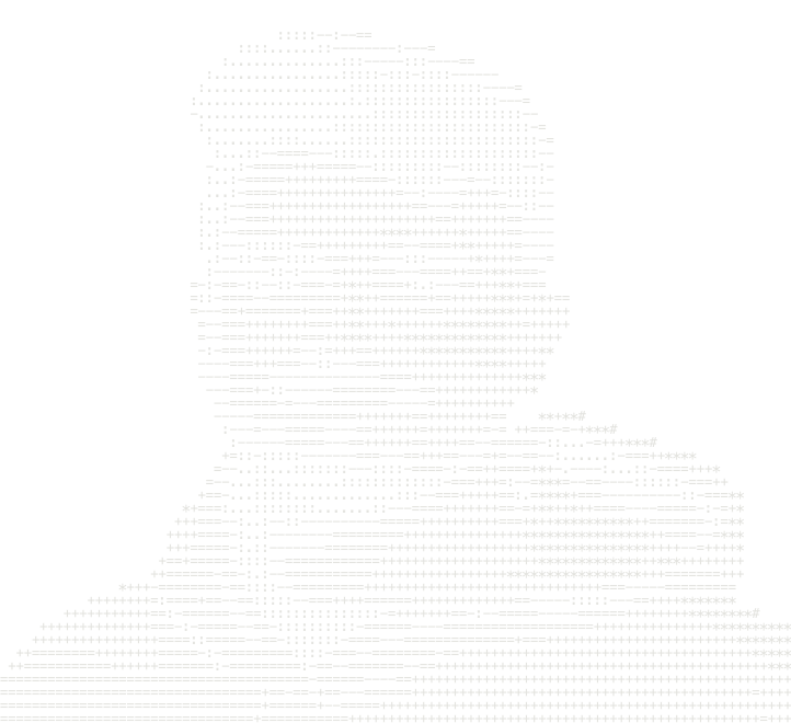 ASCII art portrait of Rohit Upadhya