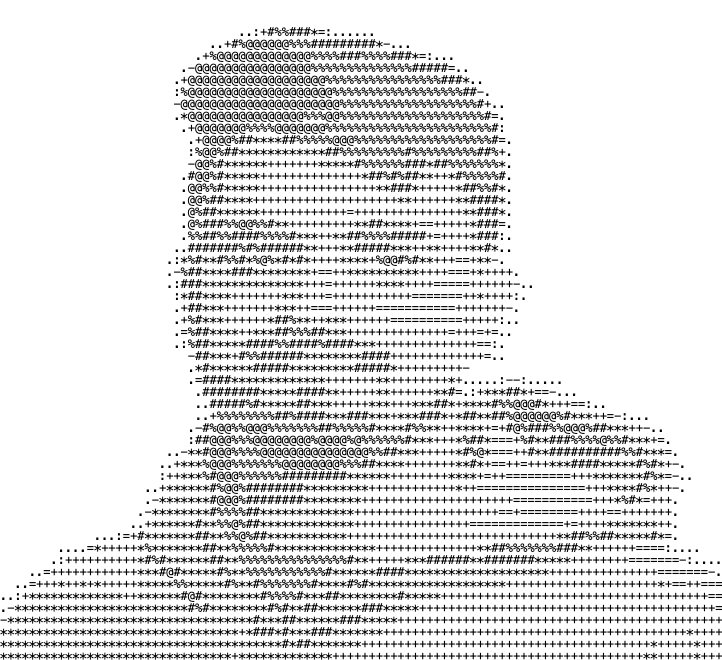 ASCII art portrait of Rohit Upadhya